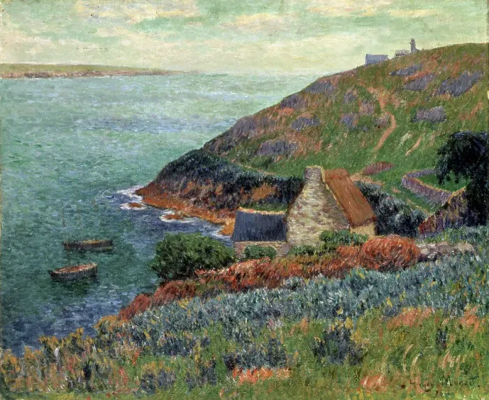 Framed Print : At the seashore, 1896 Framed Print : At the seashore, 1896