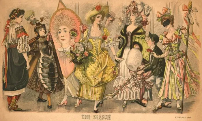Framed Print : The Season, 1895 Framed Print : The Season, 1895