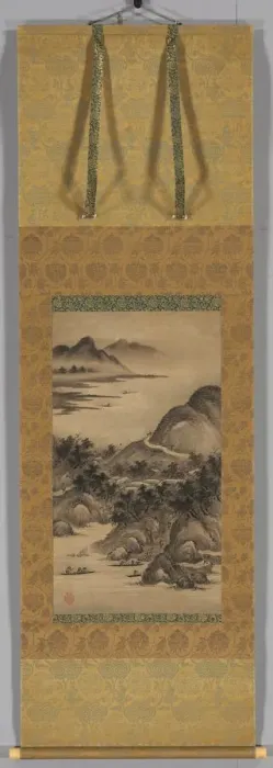 Framed Print : Seasonal Landscapes: Summer, mid- to late 1500s. Creator: Kano Hideyori (Japanese Framed Print : Seasonal Landscapes: Summer, mid- to late 1500s. Creator: Kano Hideyori (Japanese