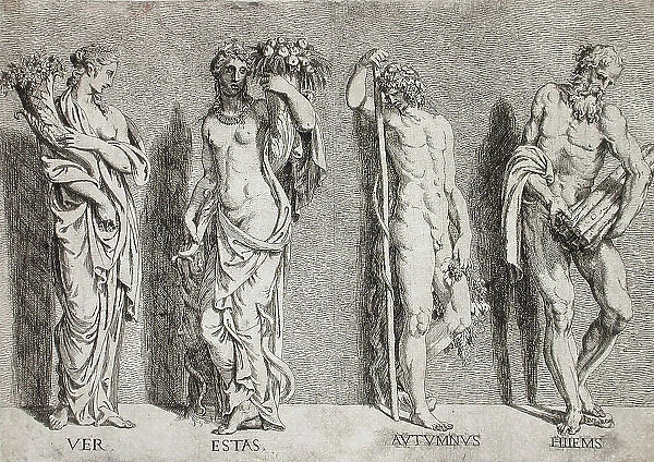 The Four Seasons, between 1515 and 1573. Creators: Battista del Moro, Giulio Romano