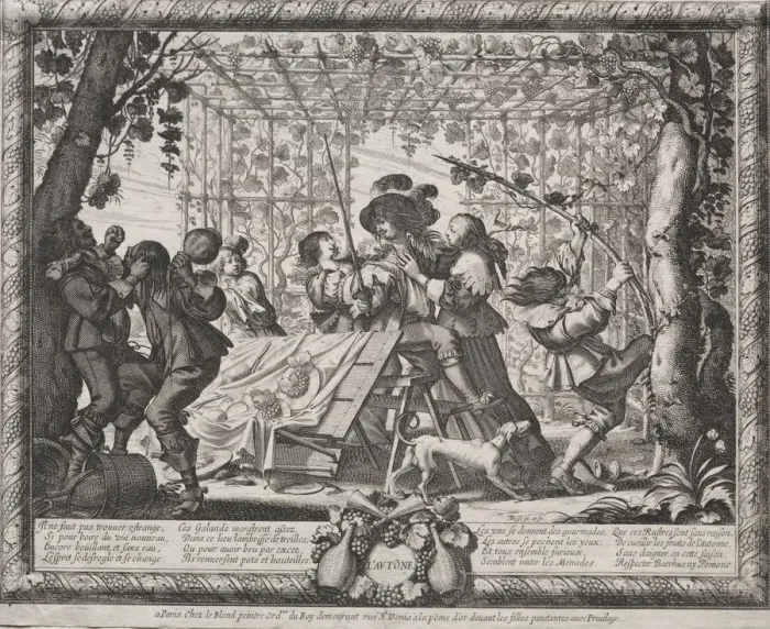 Framed Print : The Four Seasons: Autumn, 1635. Creator: Abraham Bosse (French, 1602-1676) Framed Print : The Four Seasons: Autumn, 1635. Creator: Abraham Bosse (French, 1602-1676)