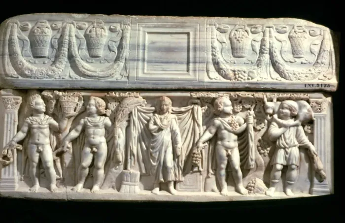Framed Print : The Four Seasons, Carthage, 4th Century Framed Print : The Four Seasons, Carthage, 4th Century