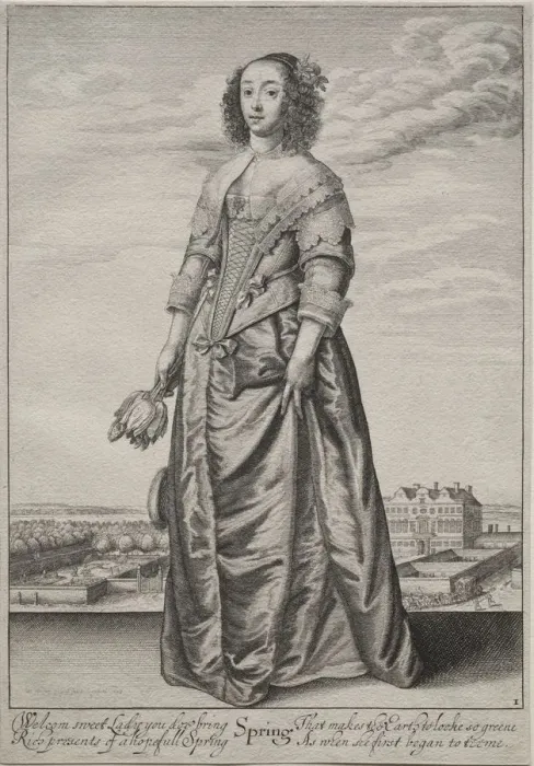 Framed Print : The Seasons: Spring, 1643-1644. Creator: Wenceslaus Hollar (Bohemian, 1607-1677) Framed Print : The Seasons: Spring, 1643-1644. Creator: Wenceslaus Hollar (Bohemian, 1607-1677)
