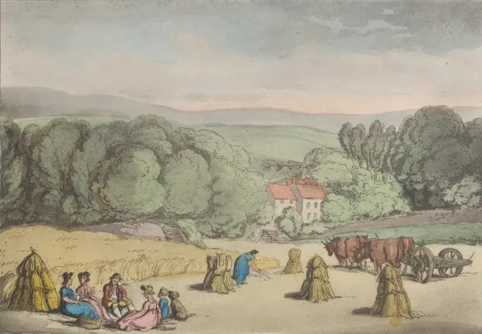 Framed Print : The Seat of M. Mitchell Esq. Hengar, Cornwall, from Sketches from Nature Framed Print : The Seat of M. Mitchell Esq. Hengar, Cornwall, from Sketches from Nature