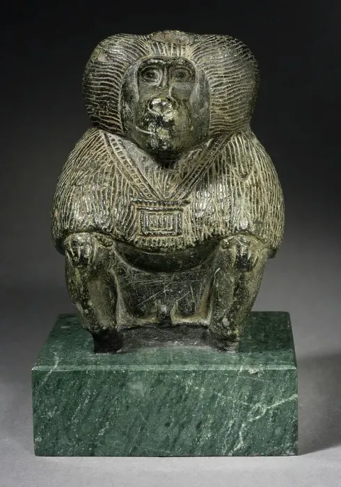Framed Print : Seated Baboon, New Kingdom (1550-1070 B.C.). Creator: Unknown Framed Print : Seated Baboon, New Kingdom (1550-1070 B.C.). Creator: Unknown