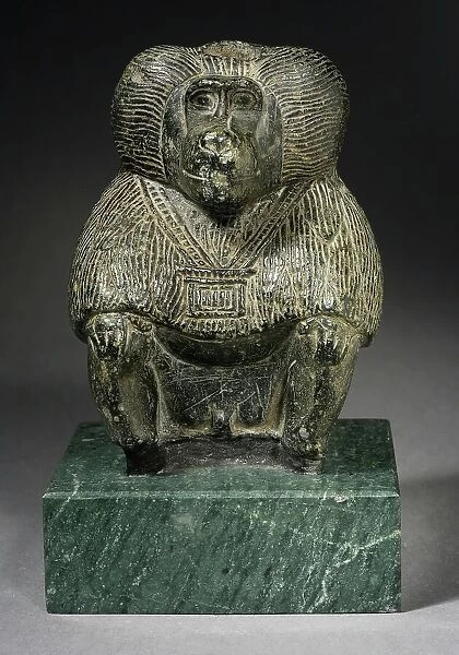 Seated Baboon, New Kingdom (1550-1070 B.C.). Creator: Unknown