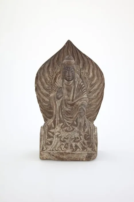 Framed Print : Seated Buddha, 386-538. Creator: Unknown Framed Print : Seated Buddha, 386-538. Creator: Unknown
