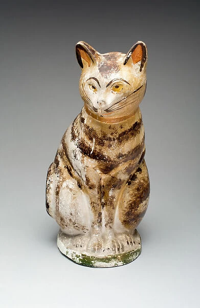 Seated Cat, c. 1875. Creator: Unknown