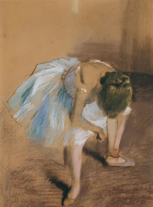 Framed Print : Seated Dancer, 1879 Framed Print : Seated Dancer, 1879