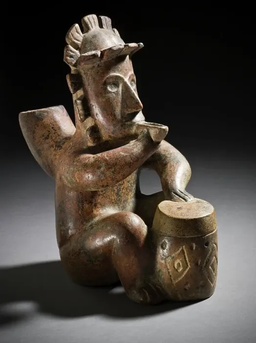 Framed Print : Seated Drummer, 200 B.C.-A.D. 500. Creator: Unknown Framed Print : Seated Drummer, 200 B.C.-A.D. 500. Creator: Unknown