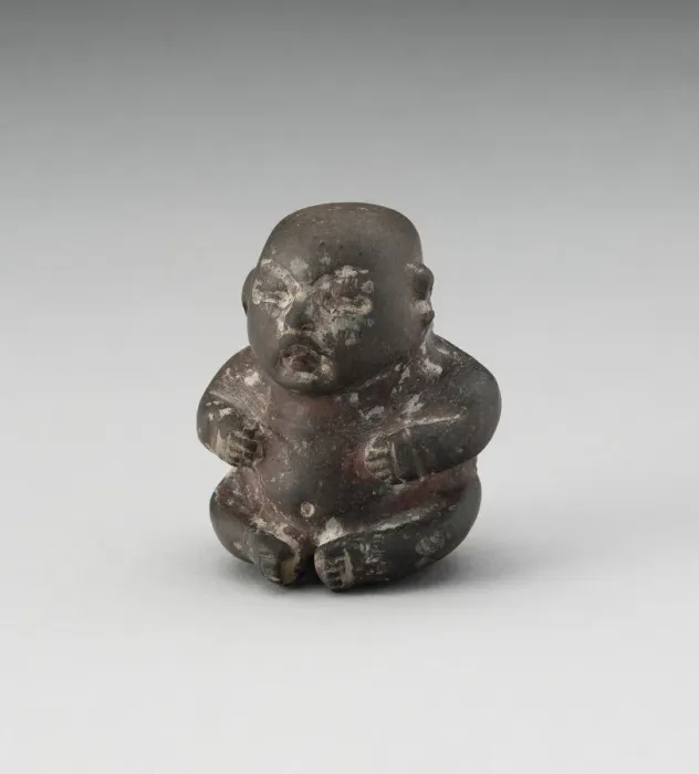 Framed Print : Seated Figurine, 900 / 500 B. C. Creator: Unknown Framed Print : Seated Figurine, 900 / 500 B. C. Creator: Unknown