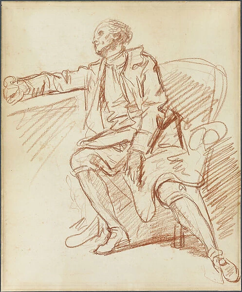 Seated Gentleman, c. 1769. Creator: Jean-Baptiste Greuze
