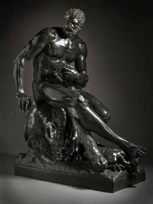 Framed Print : Seated Hercules, c.1795. Creator: Guillaume Boichot Framed Print : Seated Hercules, c.1795. Creator: Guillaume Boichot