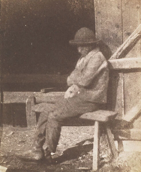 Seated Lad, 1845-50. Creator: Calvert Jones