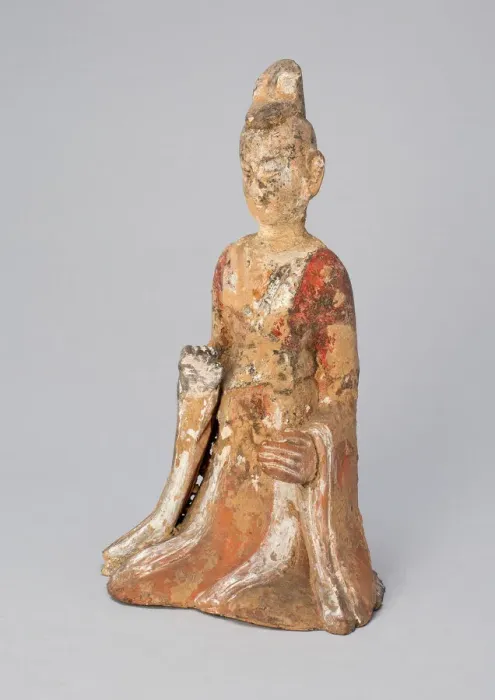 Framed Print : Seated Official, Northern Wei dynasty (386-535), c. 5th century with later restoration Framed Print : Seated Official, Northern Wei dynasty (386-535), c. 5th century with later restoration