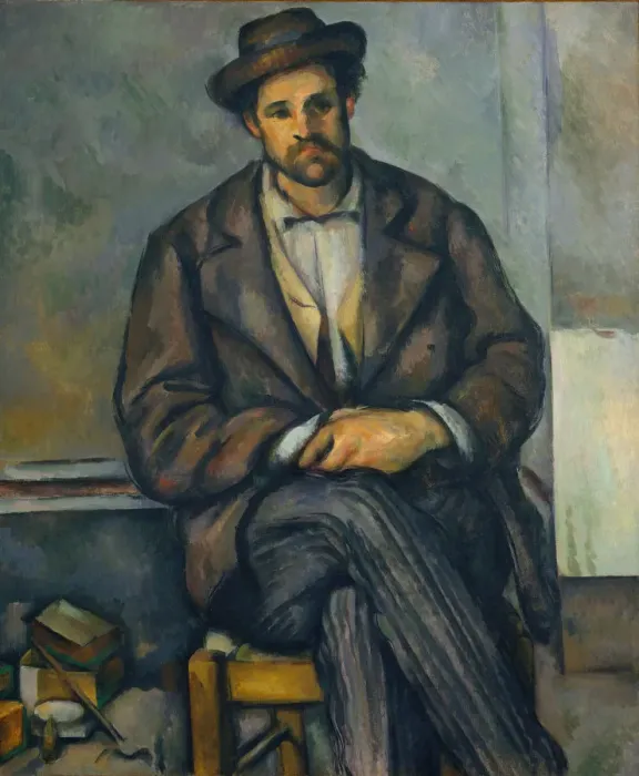Framed Print : Seated Peasant, ca. 1892-96. Creator: Paul Cezanne Framed Print : Seated Peasant, ca. 1892-96. Creator: Paul Cezanne
