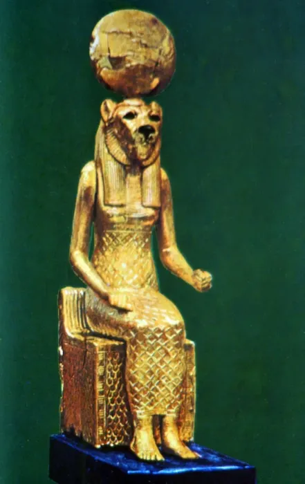 Framed Print : Seated statuette of the Ancient Egyptian goddess Sekhmet, 16th-13th century BC Framed Print : Seated statuette of the Ancient Egyptian goddess Sekhmet, 16th-13th century BC
