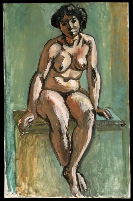 Framed Print : Seated Woman, 1908. Creator: Henri Matisse. Seated Woman, 1908. Creator: Henri Matisse Framed Print : Seated Woman, 1908. Creator: Henri Matisse. Seated Woman, 1908. Creator: Henri Matisse