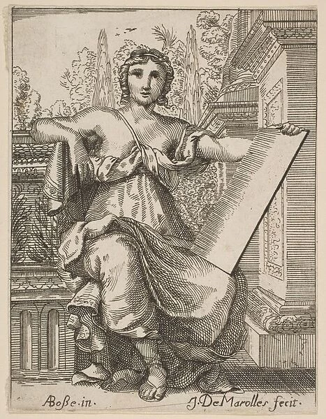 Seated Woman Holding a Tablet, late 17th, mid 18th century