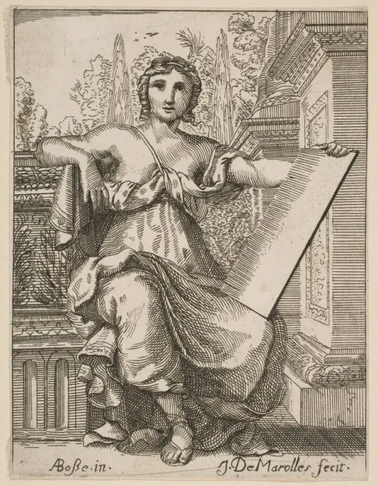 Framed Print : Seated Woman Holding a Tablet, late 17th, mid 18th century Framed Print : Seated Woman Holding a Tablet, late 17th, mid 18th century
