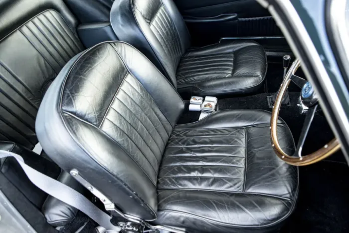Framed Print : Seats of a 1965 Aston Martin DB5. Creator: Unknown Framed Print : Seats of a 1965 Aston Martin DB5. Creator: Unknown