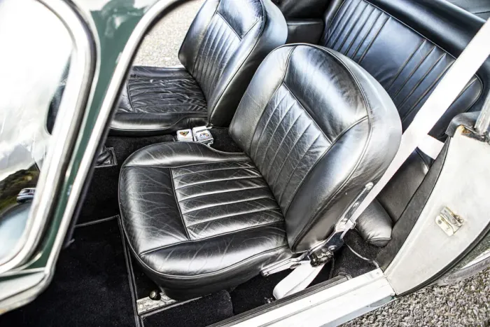 Framed Print : Seats of a 1965 Aston Martin DB5. Creator: Unknown Framed Print : Seats of a 1965 Aston Martin DB5. Creator: Unknown
