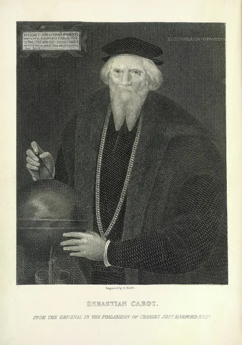 Framed Print : Sebastian Cabot in old age, c1474, (1869). Creator: Samuel Rawle Framed Print : Sebastian Cabot in old age, c1474, (1869). Creator: Samuel Rawle