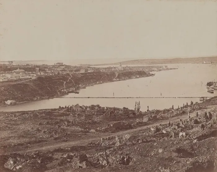 Framed Print : Sebastopol, 1855-1856. Creator: James Robertson Framed Print : Sebastopol, 1855-1856. Creator: James Robertson