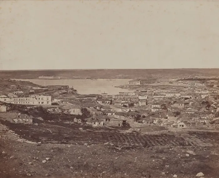 Framed Print : Sebastopol, From Left Attack, 1855-1856. Creator: James Robertson Framed Print : Sebastopol, From Left Attack, 1855-1856. Creator: James Robertson