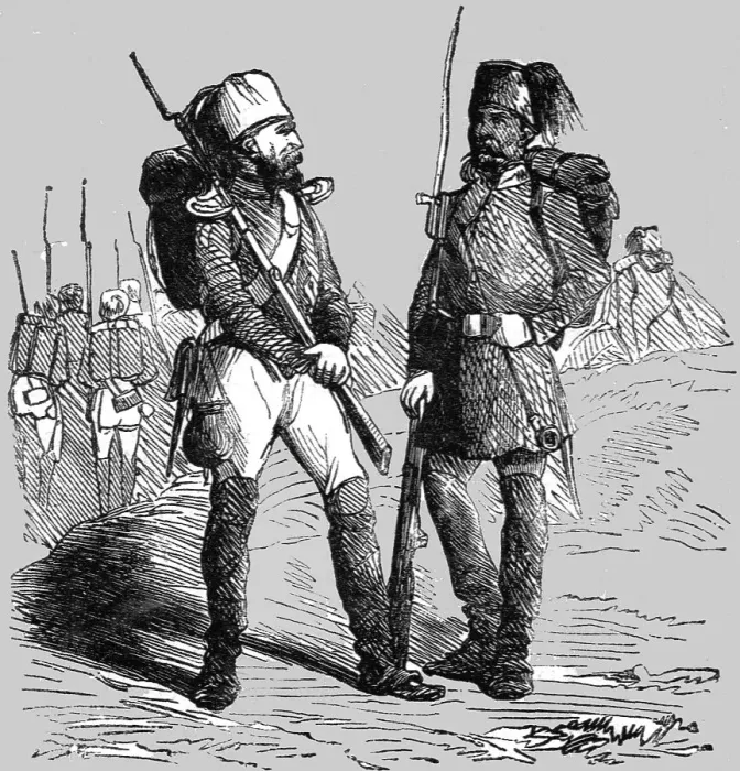 Framed Print : Sebastopol; Uniform of the Turkish Infantry, 1854. Creator: Unknown Framed Print : Sebastopol; Uniform of the Turkish Infantry, 1854. Creator: Unknown