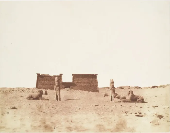 Framed Print : Sebouah, Vue Generale du Temple, published 1851 Framed Print : Sebouah, Vue Generale du Temple, published 1851