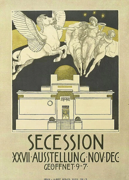 Secession. XXVII Ausstellung, 1906. Creator: Jettmar, Rudolf (1869-1939)