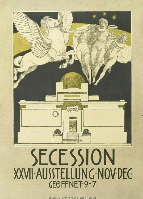 Framed Print : Secession. XXVII Ausstellung, 1906. Creator: Jettmar, Rudolf (1869-1939) Framed Print : Secession. XXVII Ausstellung, 1906. Creator: Jettmar, Rudolf (1869-1939)
