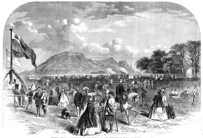 Framed Print : Second Annual Competition of the Edinburgh and Midlothian Rifle Association, 1862. Creator: Unknown Framed Print : Second Annual Competition of the Edinburgh and Midlothian Rifle Association, 1862. Creator: Unknown