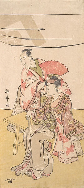 The Second Bando Mitsugoro in the Role of Soga no Juro Sukenari, ca. 1793-95