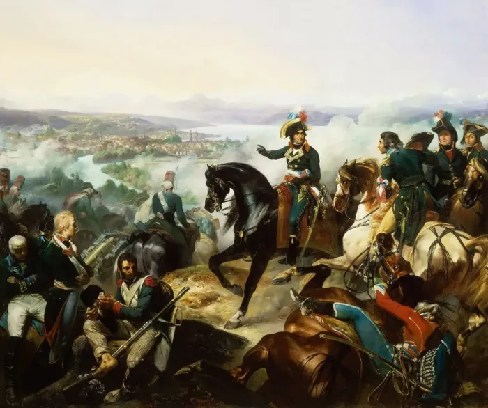 Framed Print : The Second Battle of Zurich on 25 September 1799, 1837 Framed Print : The Second Battle of Zurich on 25 September 1799, 1837