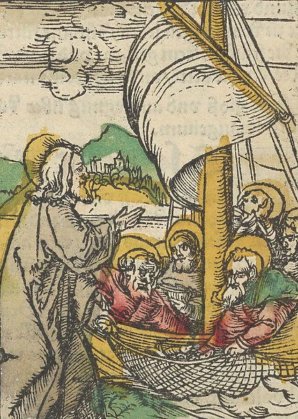 The Second Draught of Fishes by Saint Peter, from Das Plenarium, 1517