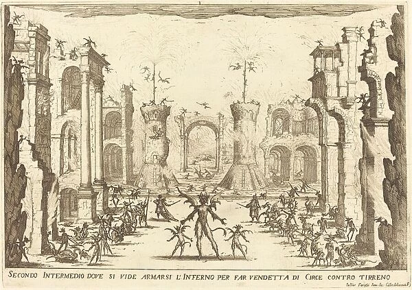 Second Intermezzo, 1617. Creator: Jacques Callot