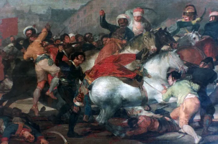 Framed Print : The Second of May 1808: Charge of the Mamelukes, 1814. Artist: Francisco Goya