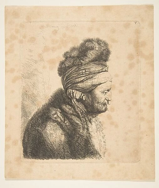 The Second Oriental Head (reverse copy), 18th century. Creator: John Smith