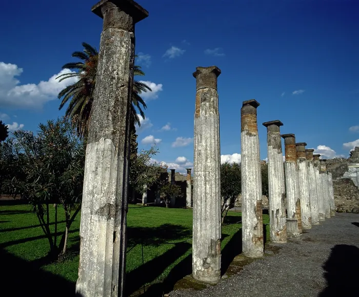Framed Print : Second peristyle, House of the Faun, Pompeii, Italy, 2nd century BC, (2002). Creator: LTL Framed Print : Second peristyle, House of the Faun, Pompeii, Italy, 2nd century BC, (2002). Creator: LTL
