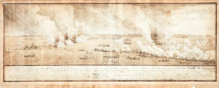 Framed Print : Second Russo-Swedish Battle of Svensksund on 10 July 1790, 1790 Framed Print : Second Russo-Swedish Battle of Svensksund on 10 July 1790, 1790