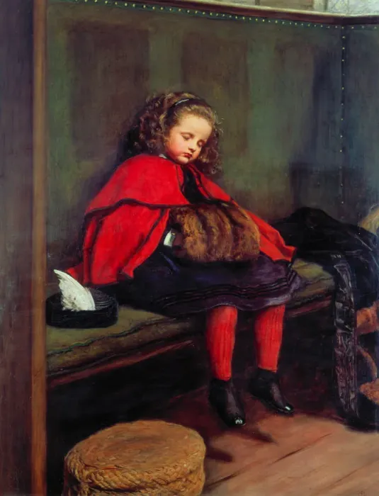 Framed Print : My Second Sermon, 1864. Artist: John Everett Millais Framed Print : My Second Sermon, 1864. Artist: John Everett Millais