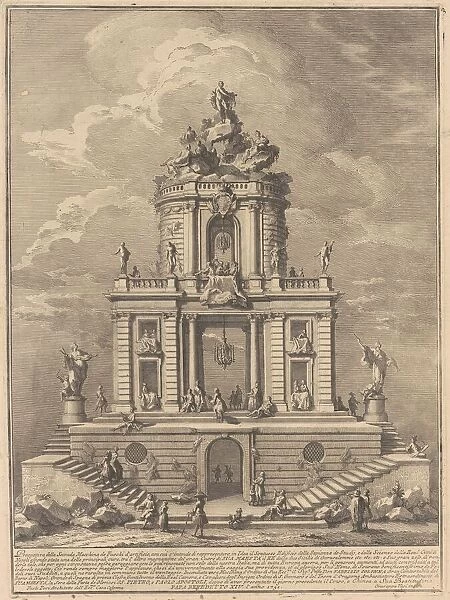 The Seconda Macchina for the Chinea of 1751: The Palace of Wisdom, Studies..., 1751