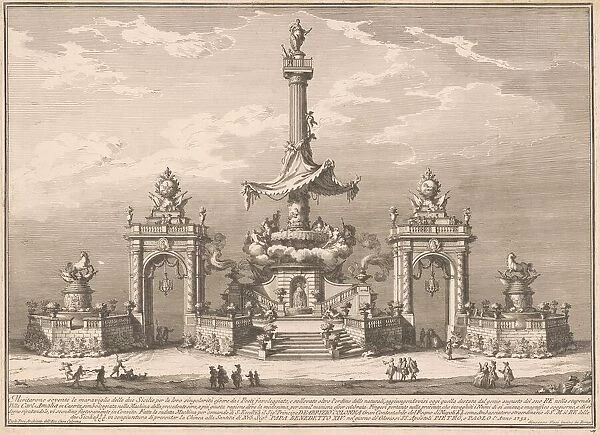 The Seconda Macchina for the Chinea of 1752: The Banquet of the Gods in Villa Carl Amalia