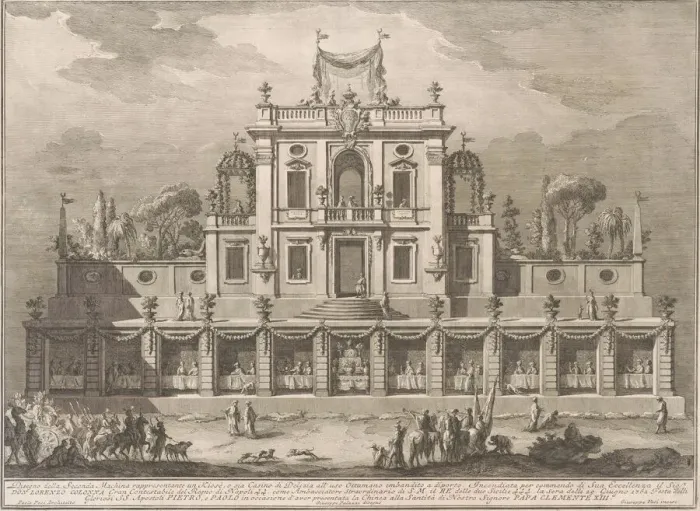 Framed Print : The Seconda Macchina for the Chinea of 1762: A Kiosk, or Pleasure-House in Ottoman Style Framed Print : The Seconda Macchina for the Chinea of 1762: A Kiosk, or Pleasure-House in Ottoman Style