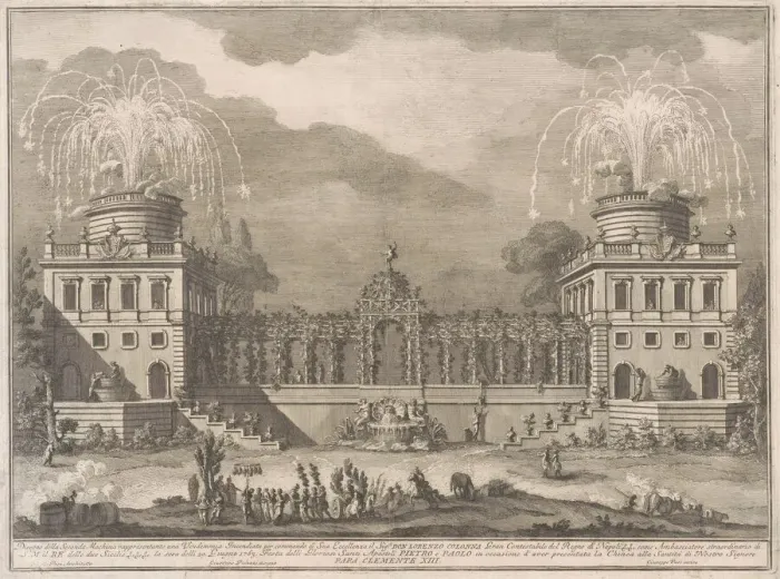 Framed Print : The Seconda Macchina for the Chinea of 1763: The Grape Harvest, 1763 Framed Print : The Seconda Macchina for the Chinea of 1763: The Grape Harvest, 1763