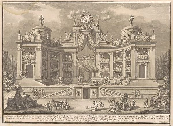 The Seconda Macchina for the Chinea of 1766: A Theater for Athletic Games, 1766