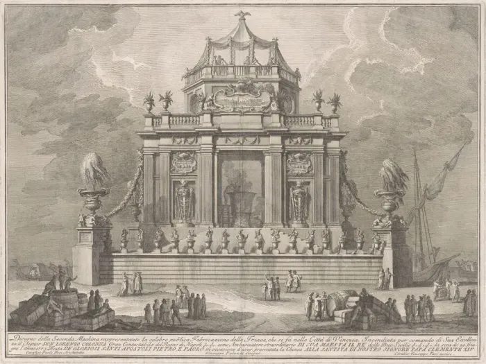 Framed Print : The Seconda Macchina for the Chinea of 1773: The Preparation of Theriac in Venice, 1773 Framed Print : The Seconda Macchina for the Chinea of 1773: The Preparation of Theriac in Venice, 1773