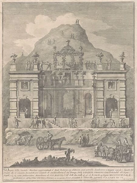 The Seconda Macchina for the Chinea of 1778: A Dwelling near Monte Testaccio, 1778